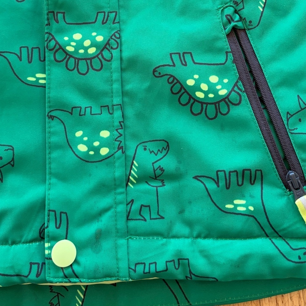 Cat & Jack dinosaur winter coat parka - Picture 4 of 10